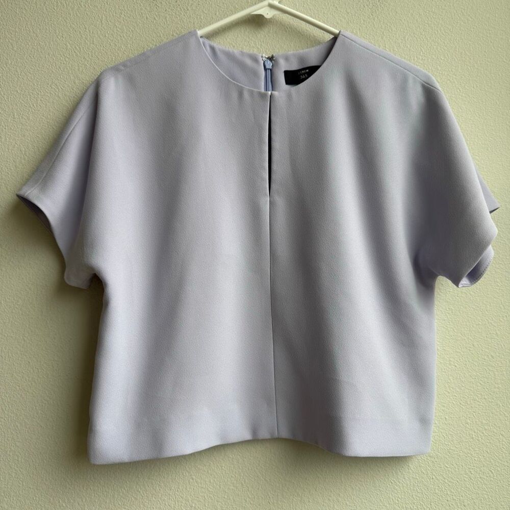 J.Crew 365 Satin Crepe Sleeveless Blouse Lavender Purple Women's Size 4 / Small - Picture 2 of 7